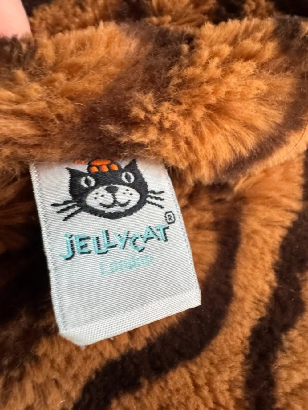 RETIRED RARE JELLYCAT TIA TIGER PLAYMAT TAGS ATTACHED BABY STUFFED ANIMAL - Picture 8 of 11